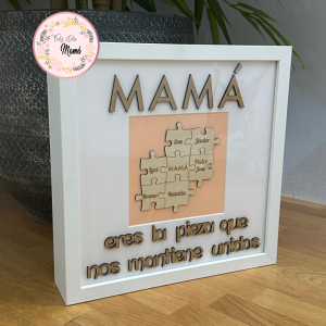 Cuadro Mamá Puzzle
