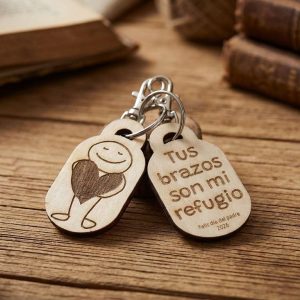 Llavero papá refugio