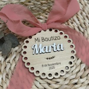 Placa bautizo